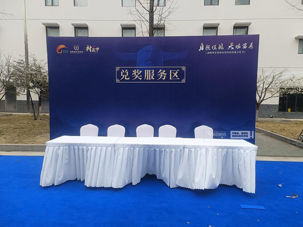 華熠桁架背景搭建大風天氣穩固情況如何